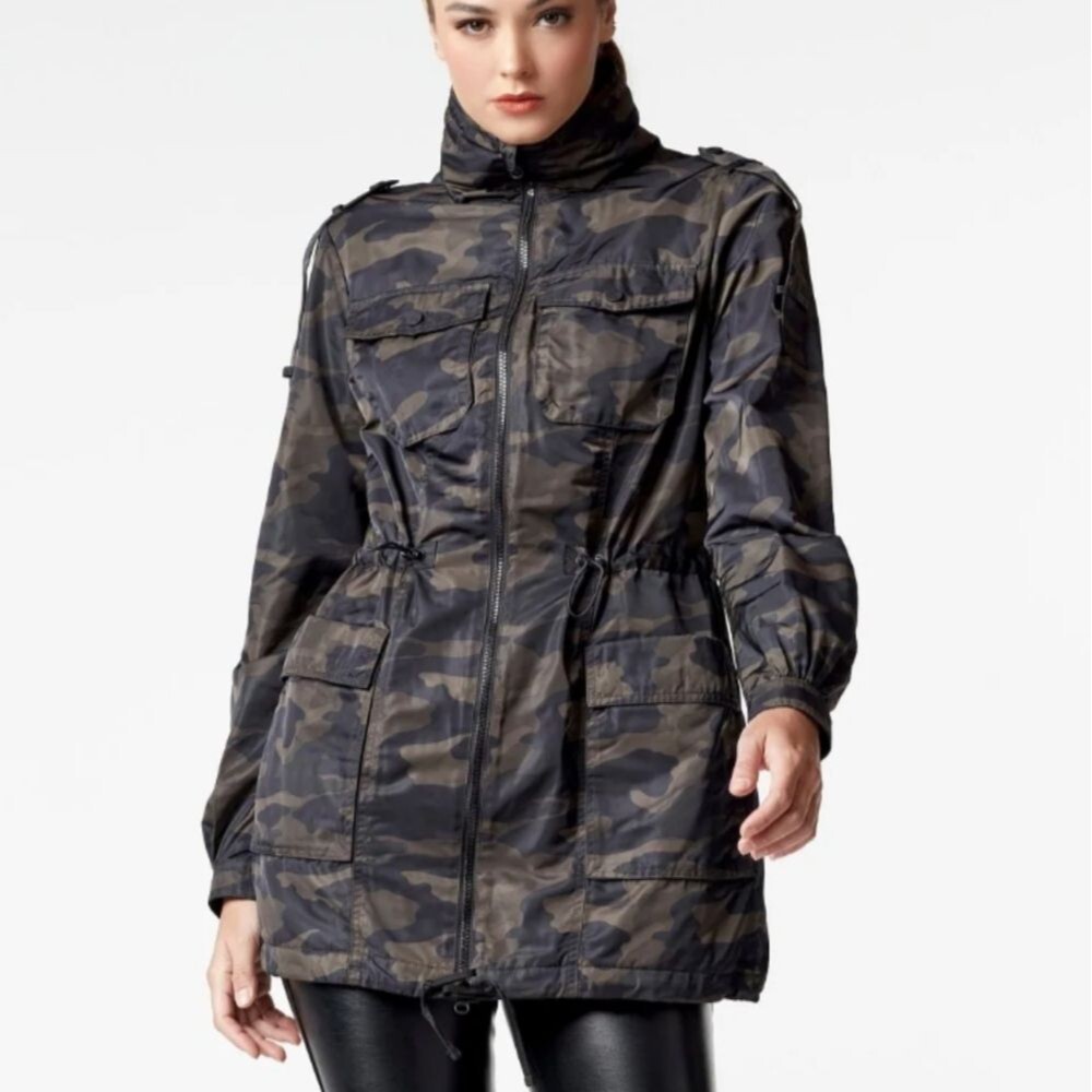 Blanc Noir MASTERMIND CAMO ANORAK Lightweight Green Black Jacket XS
